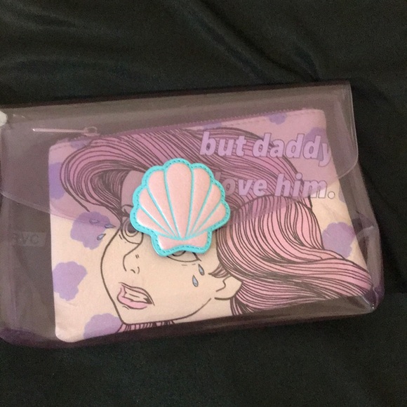 Disney Handbags - Disney’s Ariel Two Piece Clutch/Bag Set